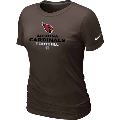 Arizona Cardinals Brown Women's Critical Victory T-Shirt