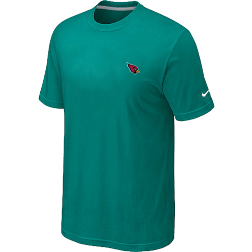 Arizona Cardinals Chest embroidered logo T-Shirt Green