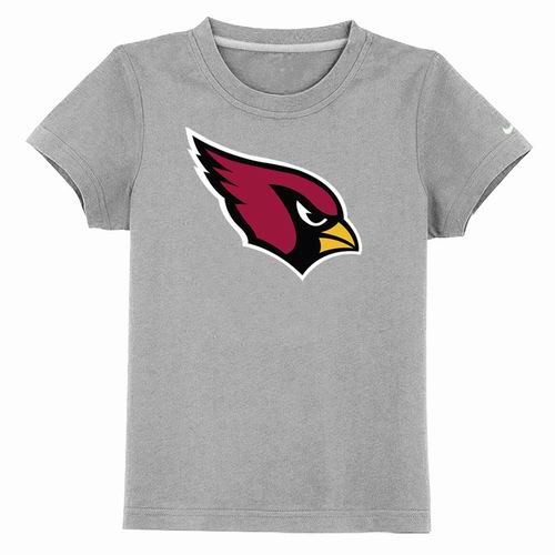 Arizona Cardinals Sideline Legend Authentic Logo Youth T-Shirt Grey