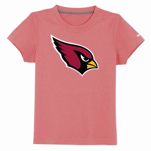 Arizona Cardinals Sideline Legend Authentic Logo Youth T-Shirt Pink