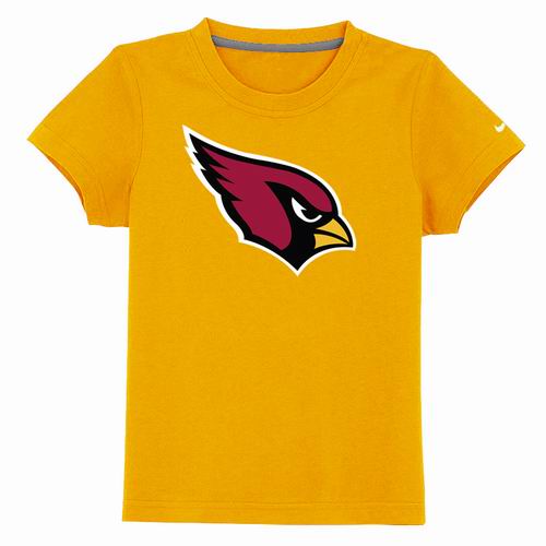 Arizona Cardinals Sideline Legend Authentic Logo Youth T-Shirt Yellow