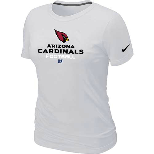 Arizona Cardinals White Women's Critical Victory T-Shirt