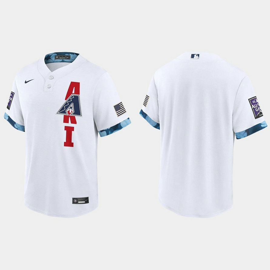 Arizona Diamondbacks 2021 Mlb All Star Game Fan's Version White Jersey
