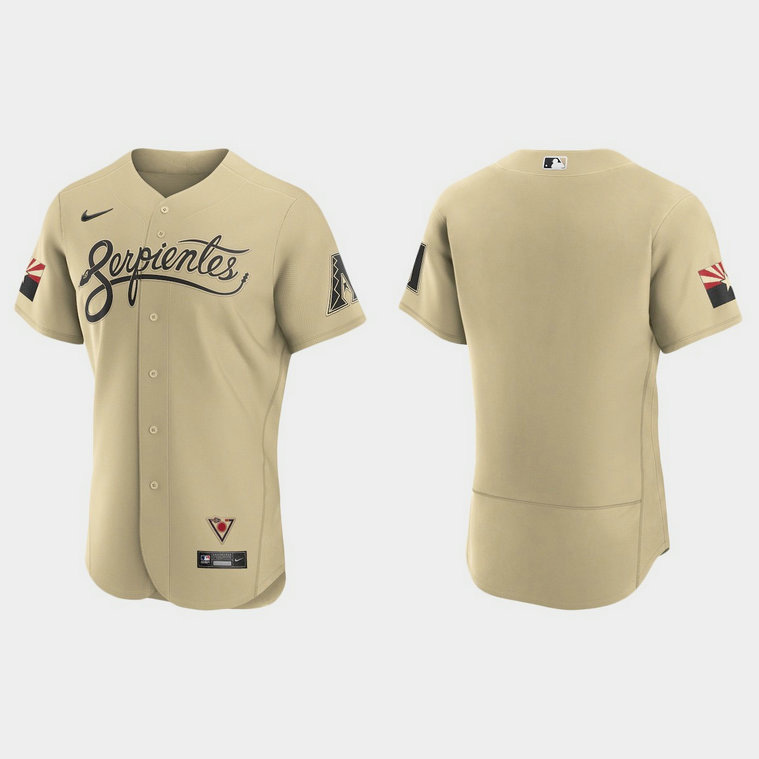 Arizona Diamondbacks Men's Nike 2021 City Connect Authentic MLB Jersey Gold