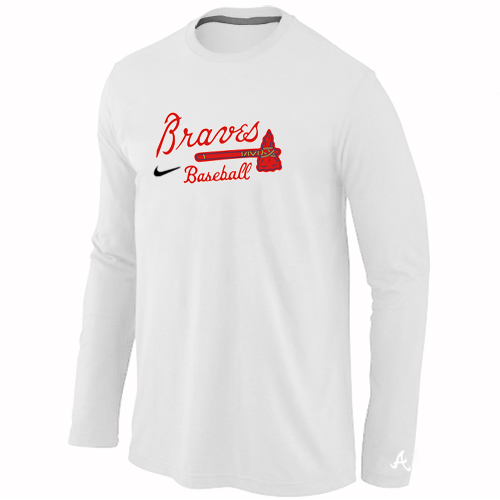 Atlanta Braves Long Sleeve T-Shirt WHITE