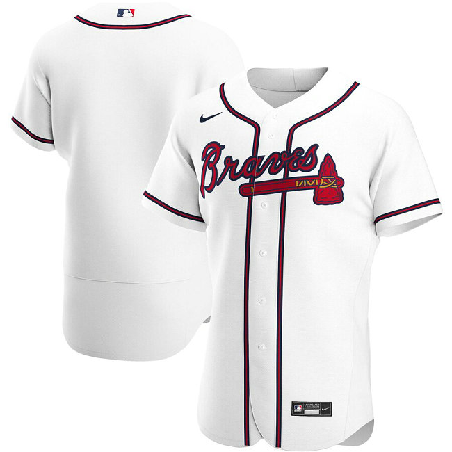 Atlanta Braves Men's Nike White Home 2020 Authentic Team MLB Jersey