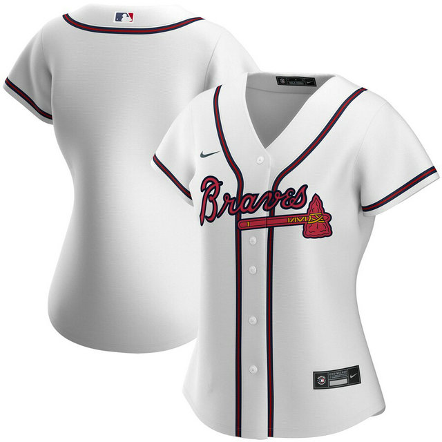 Atlanta Braves Nike Women's Home 2020 MLB Team Jersey White