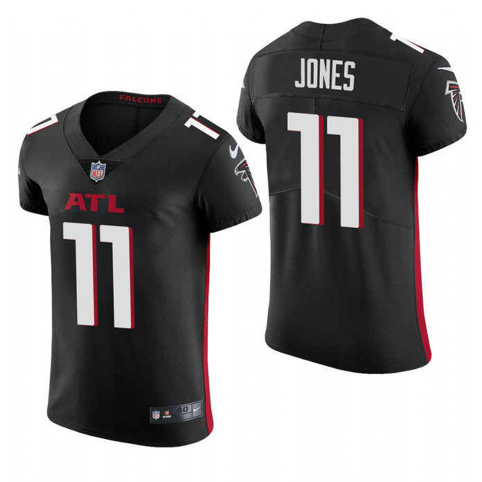 Atlanta Falcons #11 Julio Jones Nike Men's Black Team Color Men's Stitched NFL 2020 Vapor Untouchable Elite Jersey