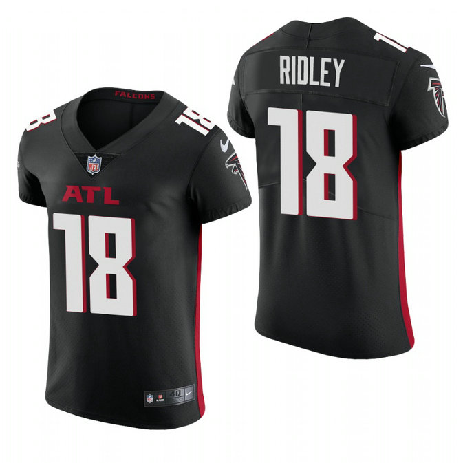 Atlanta Falcons #18 Calvin Ridley Nike Men's Black Team Color Men's Stitched NFL 2020 Vapor Untouchable Elite Jersey
