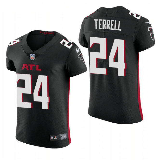 Atlanta Falcons #24 A.J. Terrell Nike Men's Black Team Color Men's Stitched NFL 2020 Vapor Untouchable Elite Jersey
