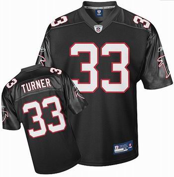 Atlanta Falcons #33 Michael Turner Alternate Jerseys black