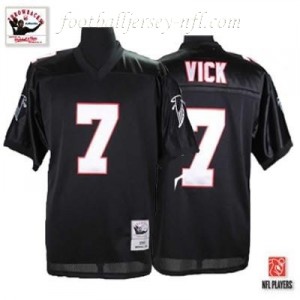 Atlanta Falcons 7# Michael Vick throwback Black jersey
