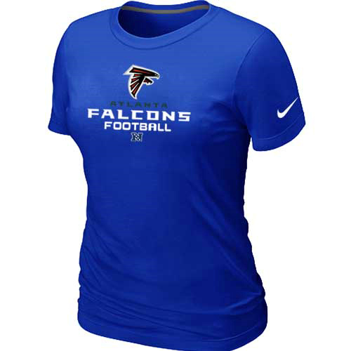 Atlanta Falcons Blue Women's Critical Victory T-Shirt