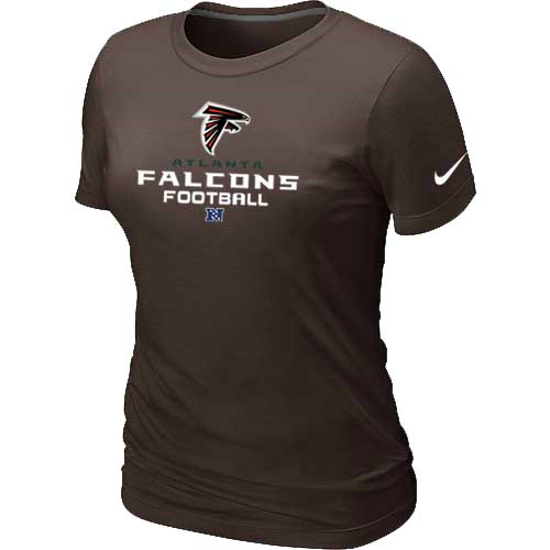Atlanta Falcons Brown Women's Critical Victory T-Shirt