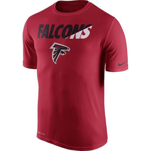 Atlanta Falcons Nike Red Legend Staff Practice Performance T-Shirt