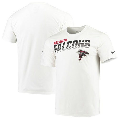 Atlanta Falcons Nike Sideline Line Of Scrimmage Legend Performance T-Shirt White