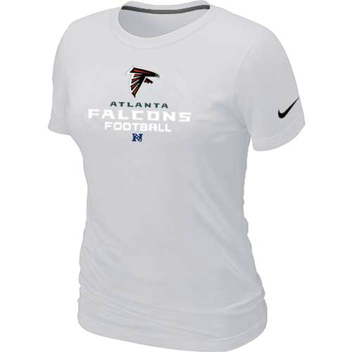 Atlanta Falcons White Women's Critical Victory T-Shirt