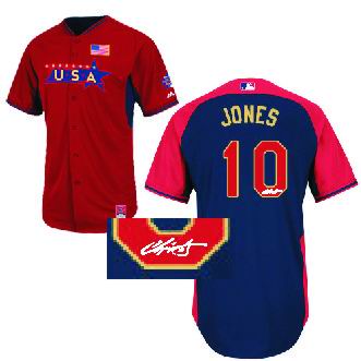 Baltimore Orioles #10 Adam Jones USA 2014 Future Stars BP Jersey