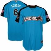 Baltimore Orioles #6 Jonathan Schoop  Blue American League 2017 MLB All-Star MLB Jersey