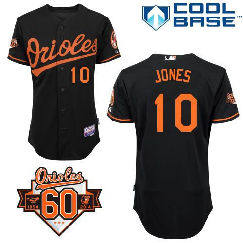 Baltimore Orioles 10 Adam Jones Black Cool Base Baseball Jersey