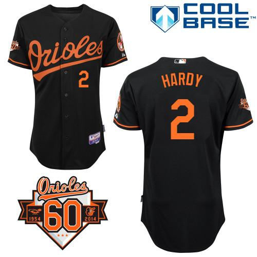 Baltimore Orioles 2 J.J. Hardy Black Cool Base Baseball Jersey