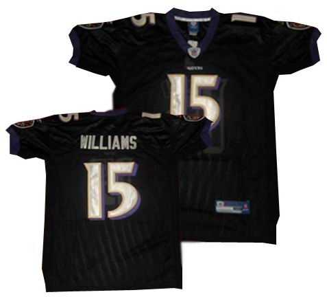 Baltimore Ravens #15 LaQuan Williams Black Jersey