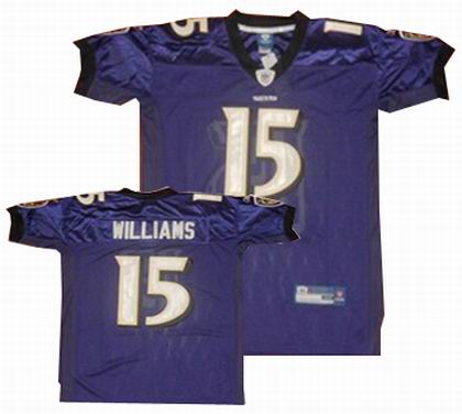 Baltimore Ravens #15 LaQuan Williams Jersey Purple