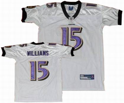 Baltimore Ravens #15 LaQuan Williams Jersey white