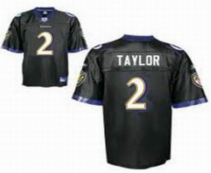 Baltimore Ravens #2 Tyrod Taylor Jersey Black
