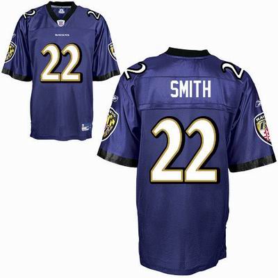 Baltimore Ravens #22 Jimmy Smith Jerseys Purple
