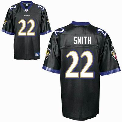 Baltimore Ravens #22 Jimmy Smith Jerseys black