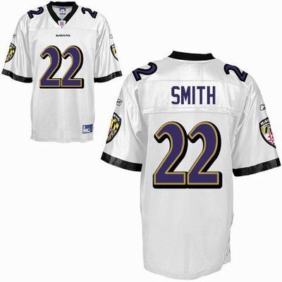 Baltimore Ravens #22 Jimmy Smith Jerseys white