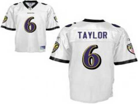 Baltimore Ravens #6 Tyrod Taylor Jersey white