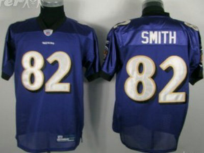 Baltimore Ravens #82 Torrey Smith Purple Jersey