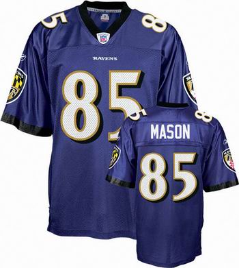 Baltimore Ravens #85 Derrick Mason Jerseys perple