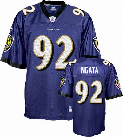 Baltimore Ravens #92 Haloti Ngata purple