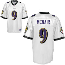 Baltimore Ravens 9# Steve McNair White