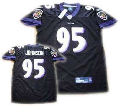 Baltimore Ravens 95# Jarret Johnson black