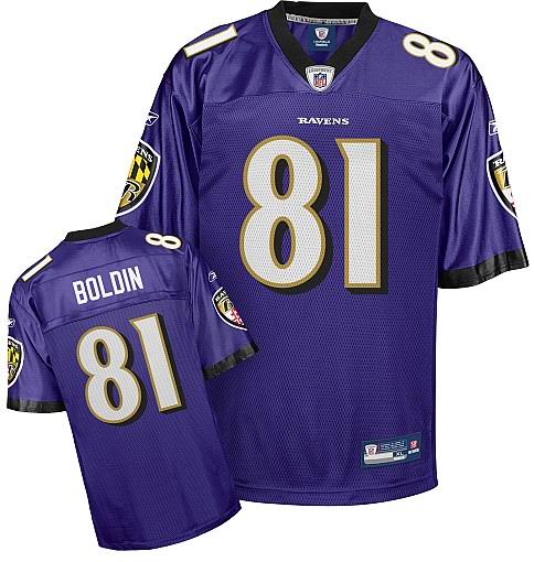 Baltimore Ravens Anquan Boldin Jersey #81 Team Color purple