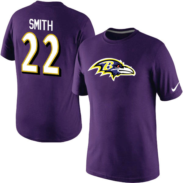 Baltimore Ravens Jimmy Smith Nike Player Name & Number T-Shirt – Purple