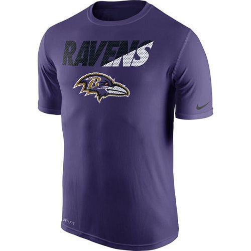 Baltimore Ravens Nike Purple Legend Staff Practice Performance T-Shirt