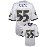 Batlimore Ravens #55 Terrell Suggs white Color Jersey