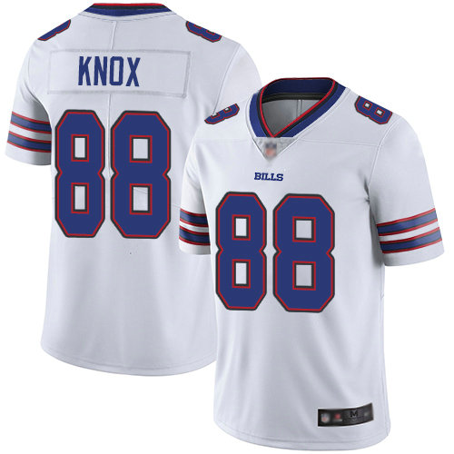 Bills #88 Dawson Knox White Men's Stitched Football Vapor Untouchable Limited Jersey