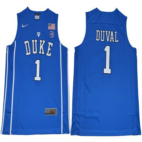 Blue Devils #1 Trevon Duval Royal Blue Basketball Elite Stitched NCAA Jersey