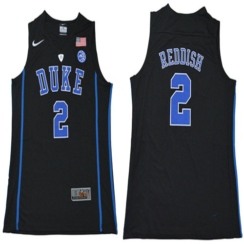 Blue Devils #2 Cameron Reddish Black Basketball Elite Stitched NCAA Jersey