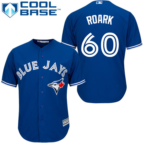 Blue Jays #60 Tanner Roark Blue New Cool Base Stitched MLB Jersey