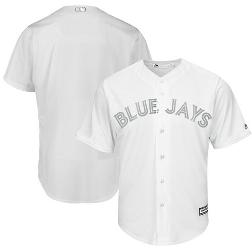 Blue Jays Blank White 2019 Players' Weekend Player Jersey
