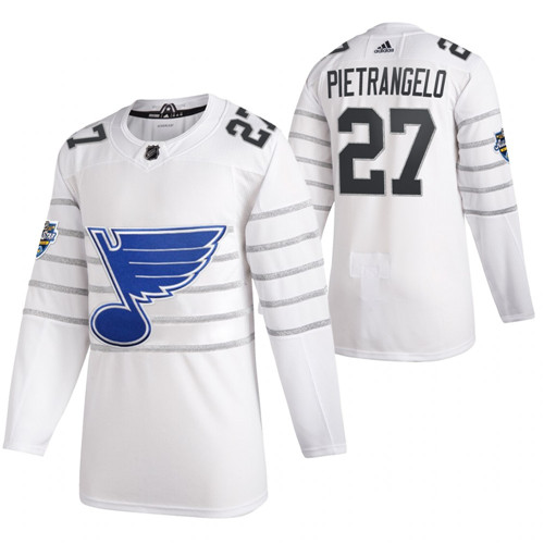 Blues 27 Alex Pietrangelo White 2020 NHL All-Star Game Adidas Jersey