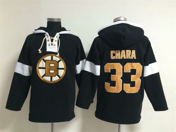 Boston Bruins 33 Zdeno Chara Black hockey Hoodies new style