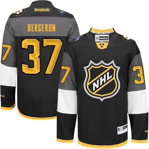 Boston Bruins 37 Patrice Bergeron Black 2016 All Star NHL Jersey
